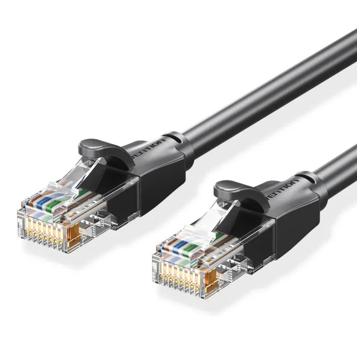 Патч-корд Vention 8м, UTP cat 6 RJ-45 black Фото