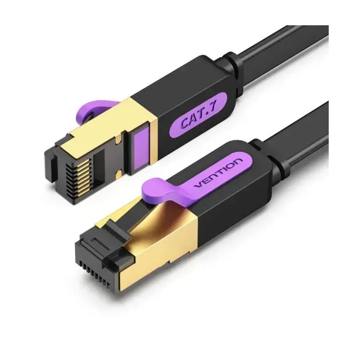 Патч-корд Vention 3м, FTP cat 7 RJ-45 black Фото