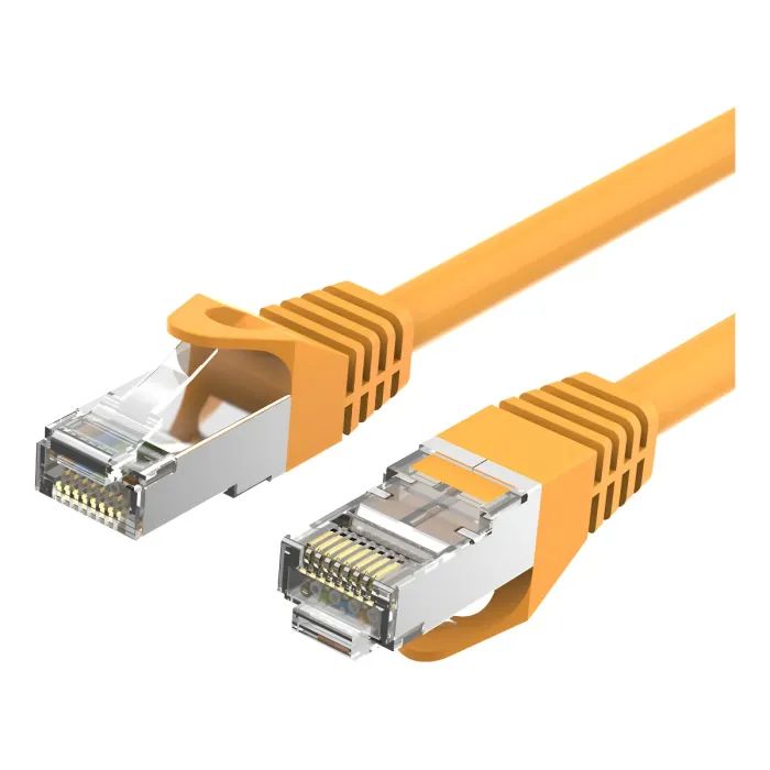 Патч-корд Vention 10м, RJ-45 cat 6a S/FTP yellow Фото