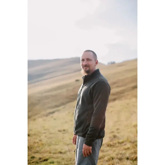 Кофта Tribe Fleece Jacket Full Zip T-KJ-0011-olive, 58 Фото