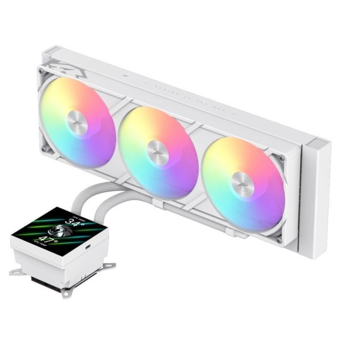 Система жидкостного охлаждения Gamemax GLACIER 360 LCD WH Фото