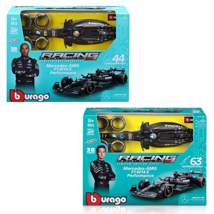 Конструктор Bburago Mercedes-AMG F1 W14 Performance 124 Фото