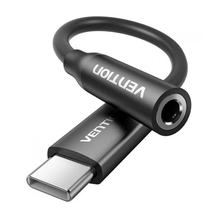 Переходник Vention USB-C to 3.5mm M black Фото