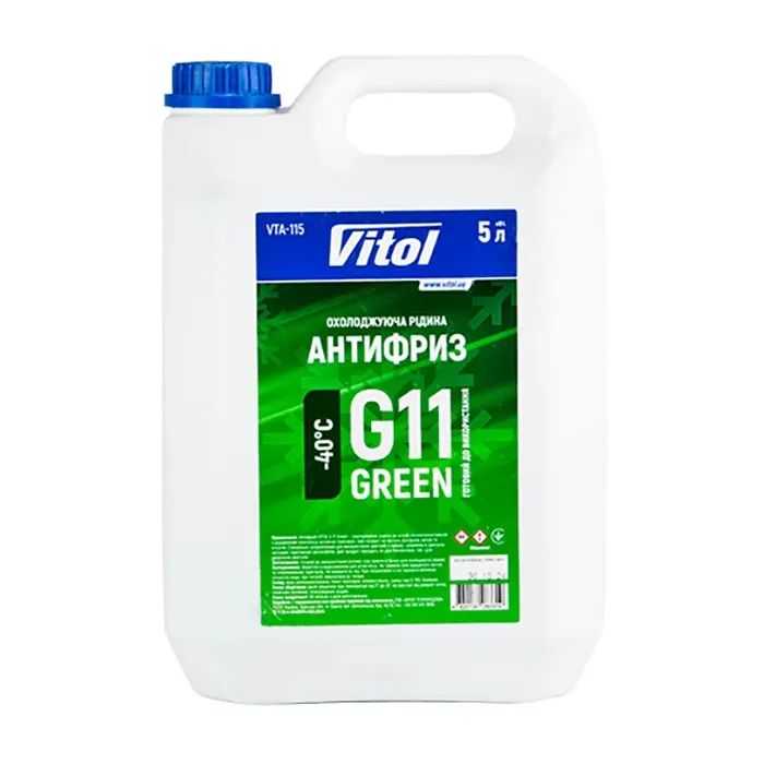 Антифриз VITOL G11 Green 5л Фото