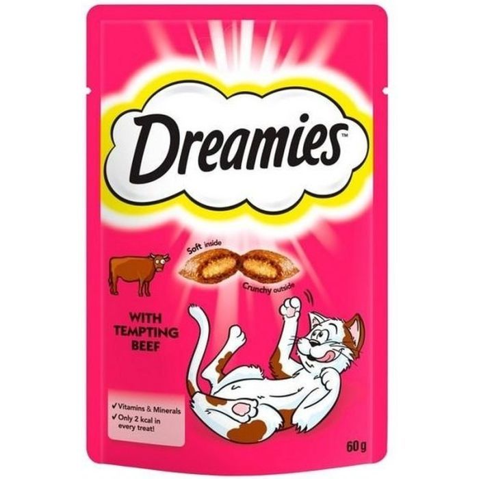 Лакомство для котов Dreamies з яловичиною 60 г Фото