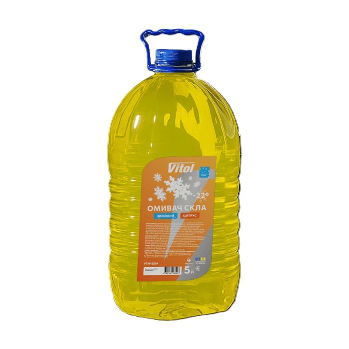 Омыватель автомобильный VITOL "-22" Цитрус 5л Фото