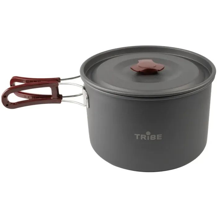 Котел туристический Tribe Pot 3 л Alu алюмінієвий grey Фото