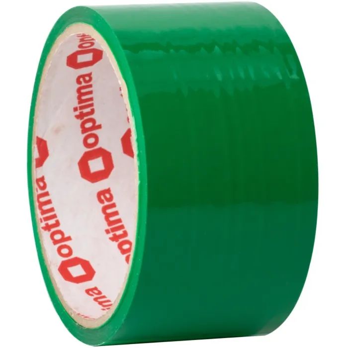 Скотч Optima 48 мм х 30 м, зеленый Фото