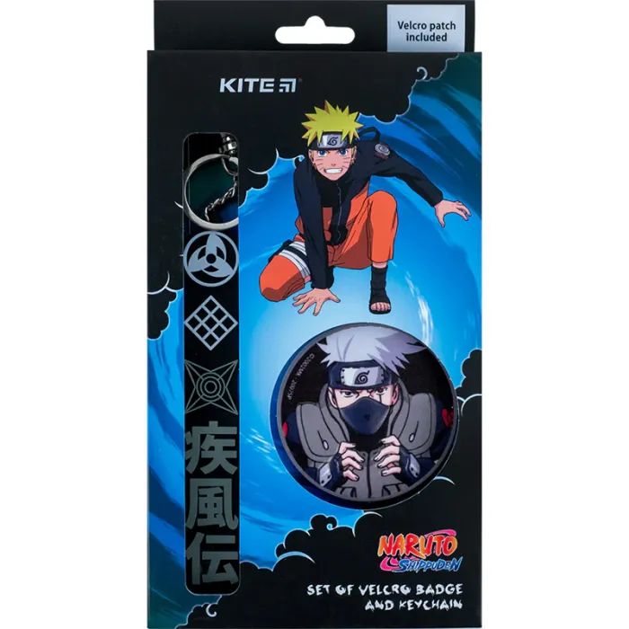 Бейдж Kite набор на липучке и подвеска Naruto Фото