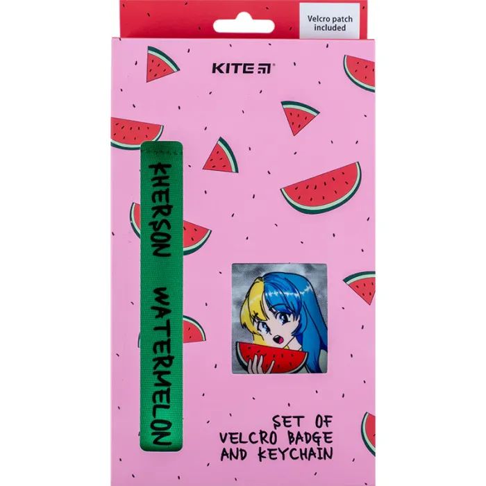 Бейдж Kite набор на липучке и подвеска Be Ukraine Фото