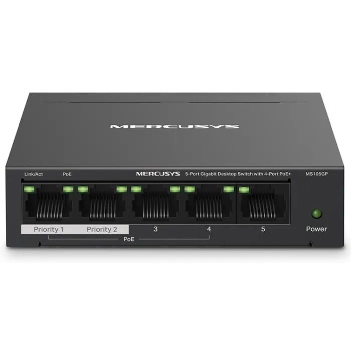 Коммутатор сетевой Mercusys MS105GP Фото