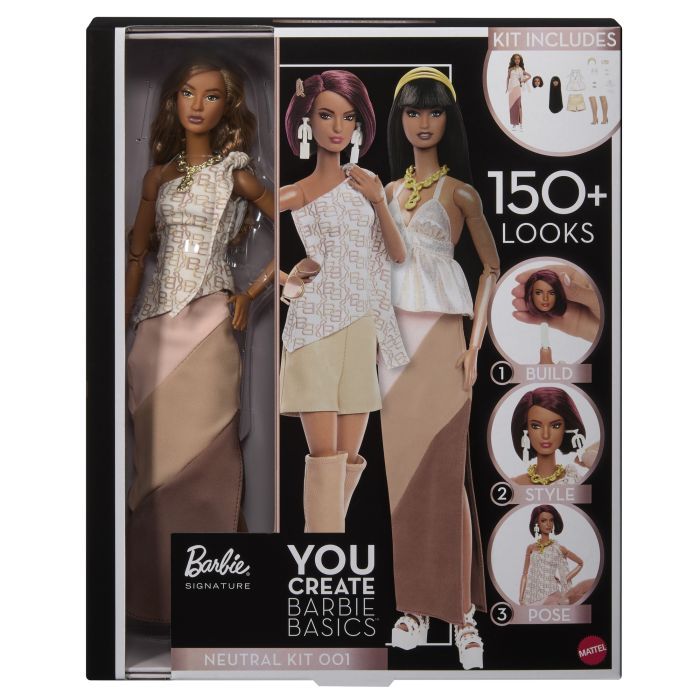 Кукла Barbie Колекційний набір You Create Barbie Basics Брюнетк Фото