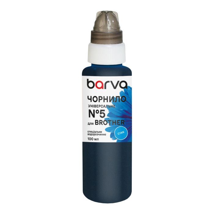Чернила Barva Brother universal 5 100 мл, cyan Фото