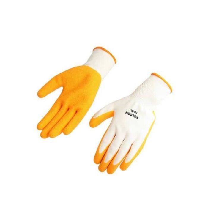 Защитные перчатки Tolsen с покрытием латекс XL (10) Профи Фото