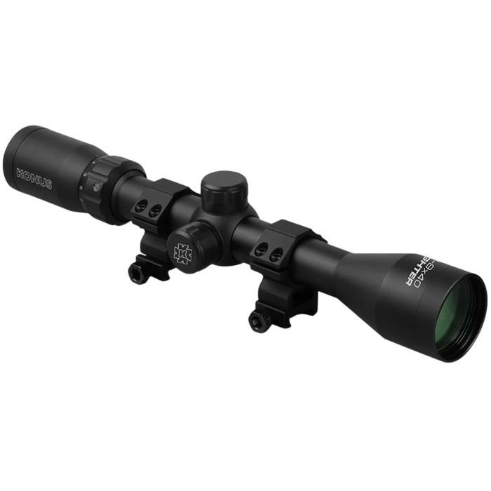 Оптический прицел Konus FIGHTER 3-9x40 (з кільцями) Фото