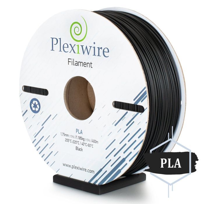 Пластик для 3D-принтера Plexiwire PLA1.75mm 1.2kg/400m Black Фото