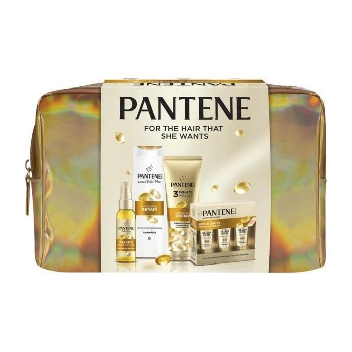 Набор косметики Pantene Pro-V Інтенсивне відновлення в косметичці Фото