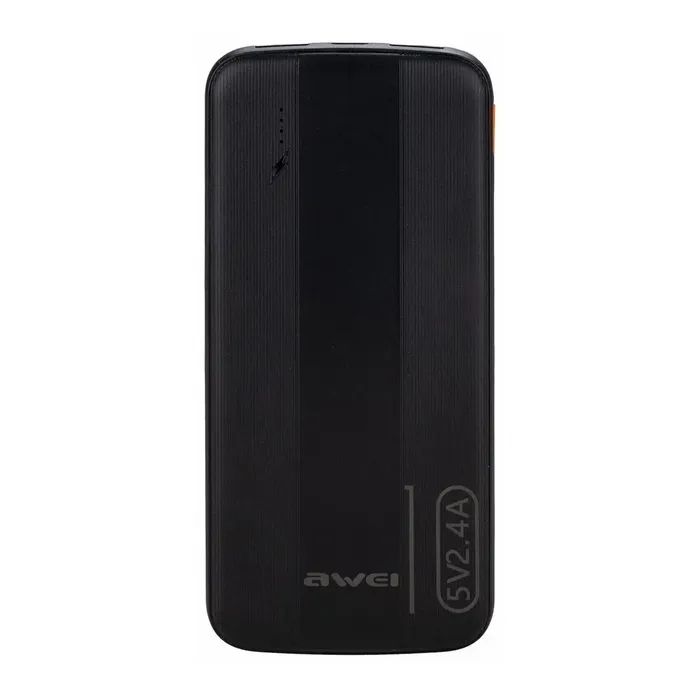 Батарея универсальная AWEI 10000mAh P20K, 12W, Black Фото