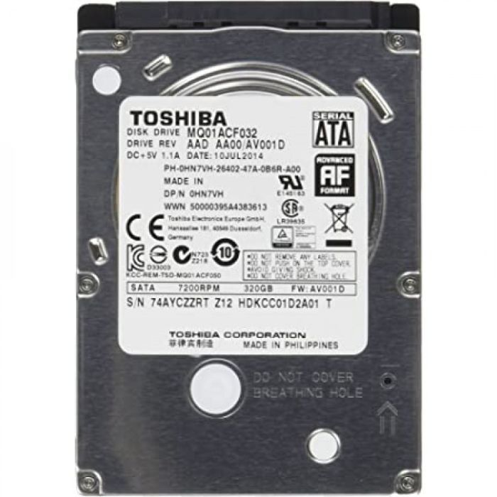 Жесткий диск для ноутбука Toshiba 2.5" 320GB Фото
