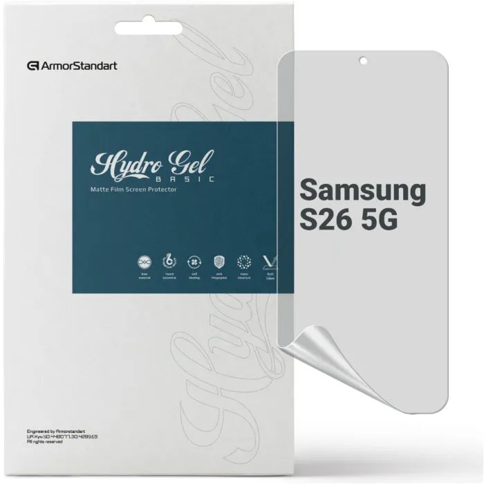 Пленка защитная Armorstandart hydrogel Matte Samsung S26 5G Фото