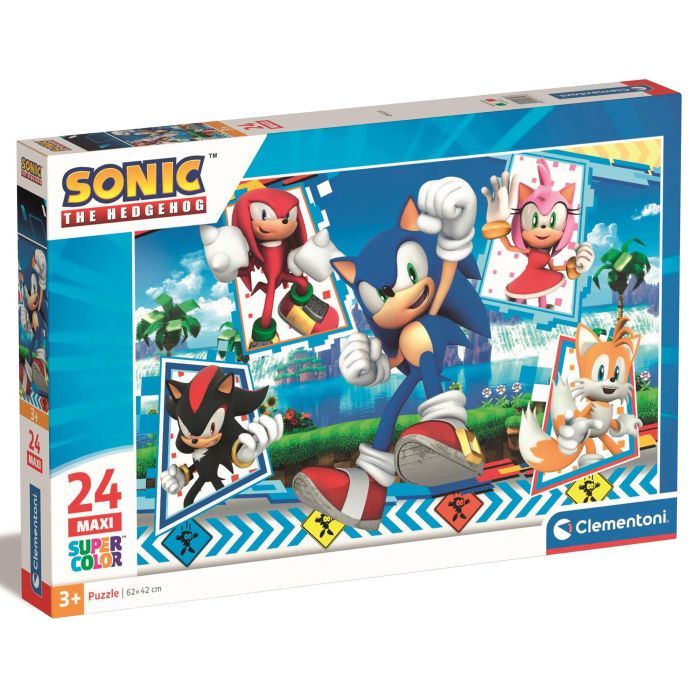 Пазл Clementoni Maxi Sonic 24 элемента Фото