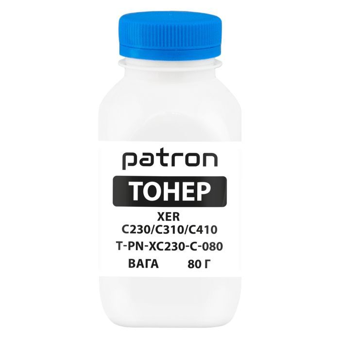 Тонер Patron XER C230/C310/C410, 80 г, Cyan Фото