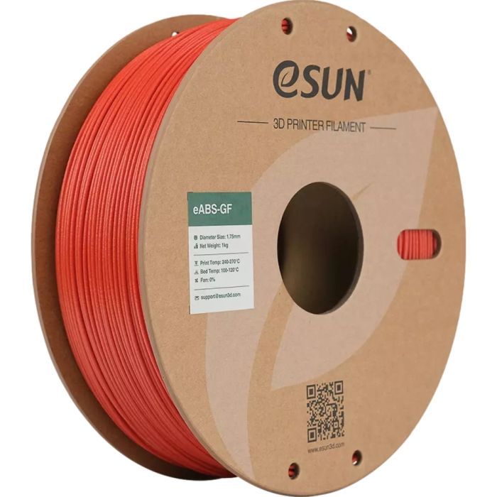 Пластик для 3D-принтера eSUN EABS-GF 1,75mm 1kg RED Фото