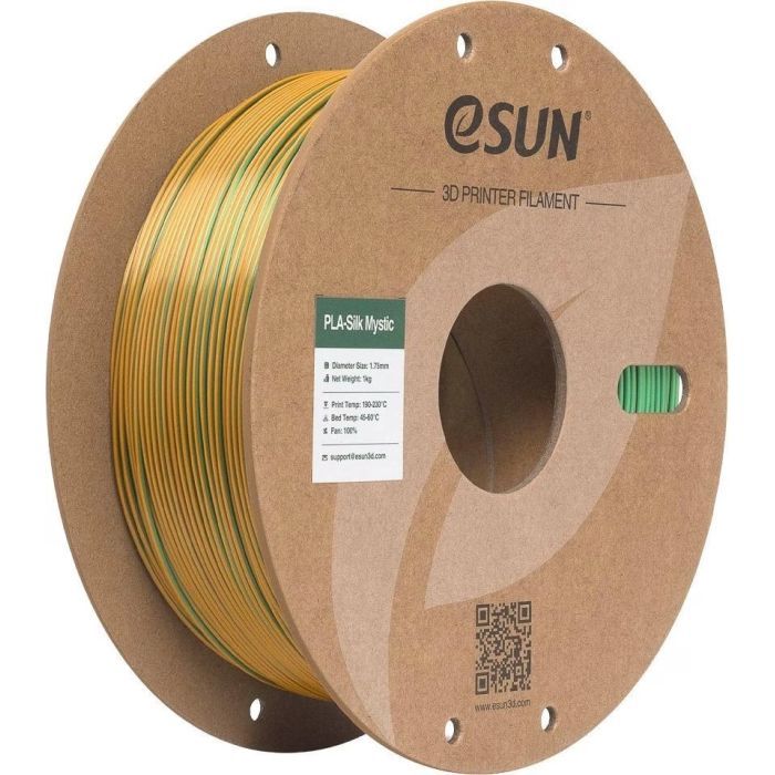 Пластик для 3D-принтера eSUN ePLA-Silk Mystic 1.75мм 1kg GoldGreenBlack Фото