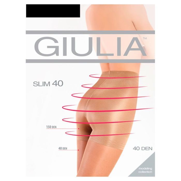 Колготы Giulia Slim 40 Den Caramel - 4 Фото