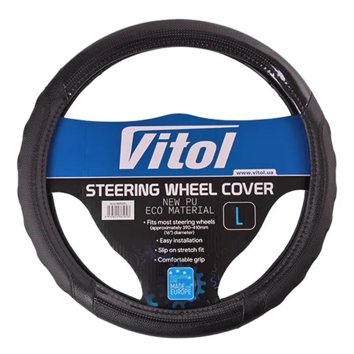 Чехол на руль VITOL L чорн Фото