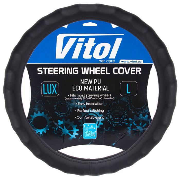 Чехол на руль VITOL M чорн Фото