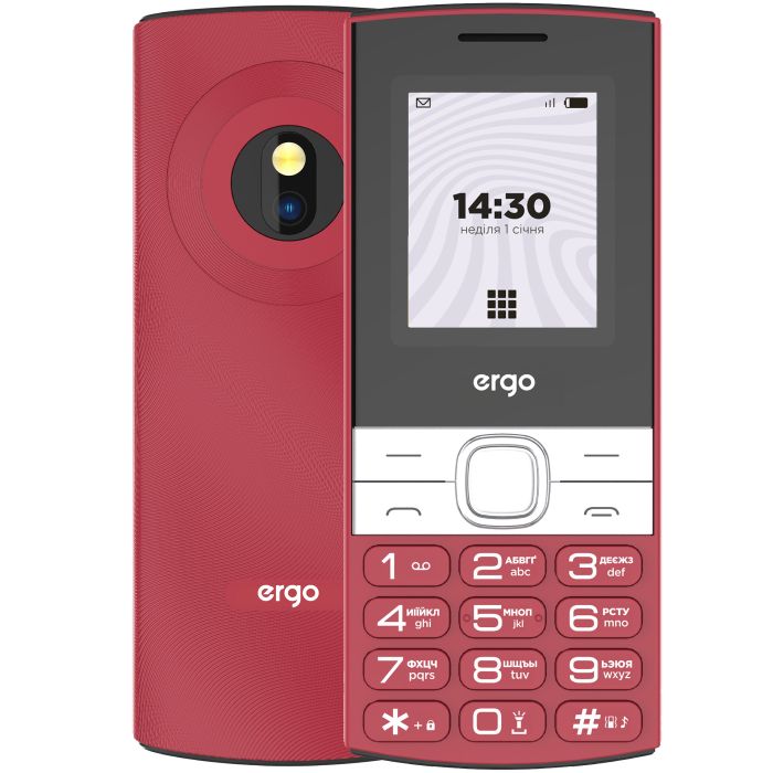 Мобильный телефон Ergo B185 Red Фото