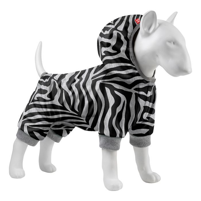 Комбинезон для животных WAUDOG Clothes "Зебра" софтшелл S35 Фото